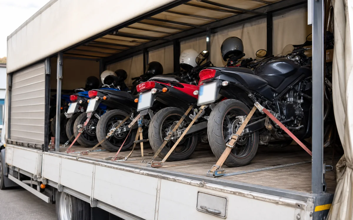Şehirler arası motosiklet taşıma ve nakliye planlaması